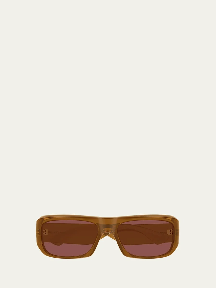 Men's SL 869 Rectangle Acetate and Bio-Nylon Sunglasses - 1