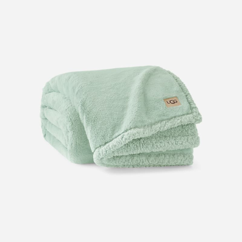 ® Cynthia Throw 50" x 70" Polyester Blankets in Misty Green 1