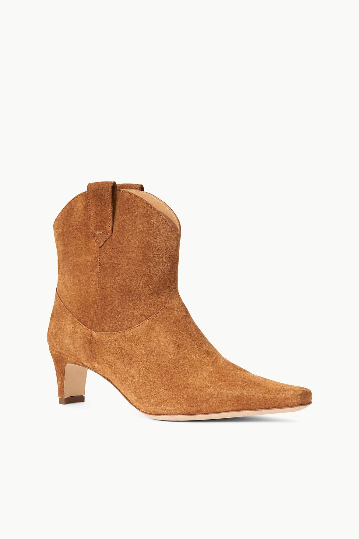 STAUD WESTERN WALLY ANKLE BOOT TAN - 3