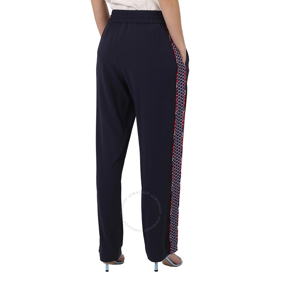 Kenzo Midnight Blue Straight-Leg Cropped Track Pants - 5