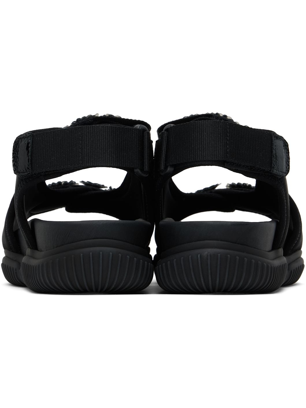 Black Valeria Sandals - 2