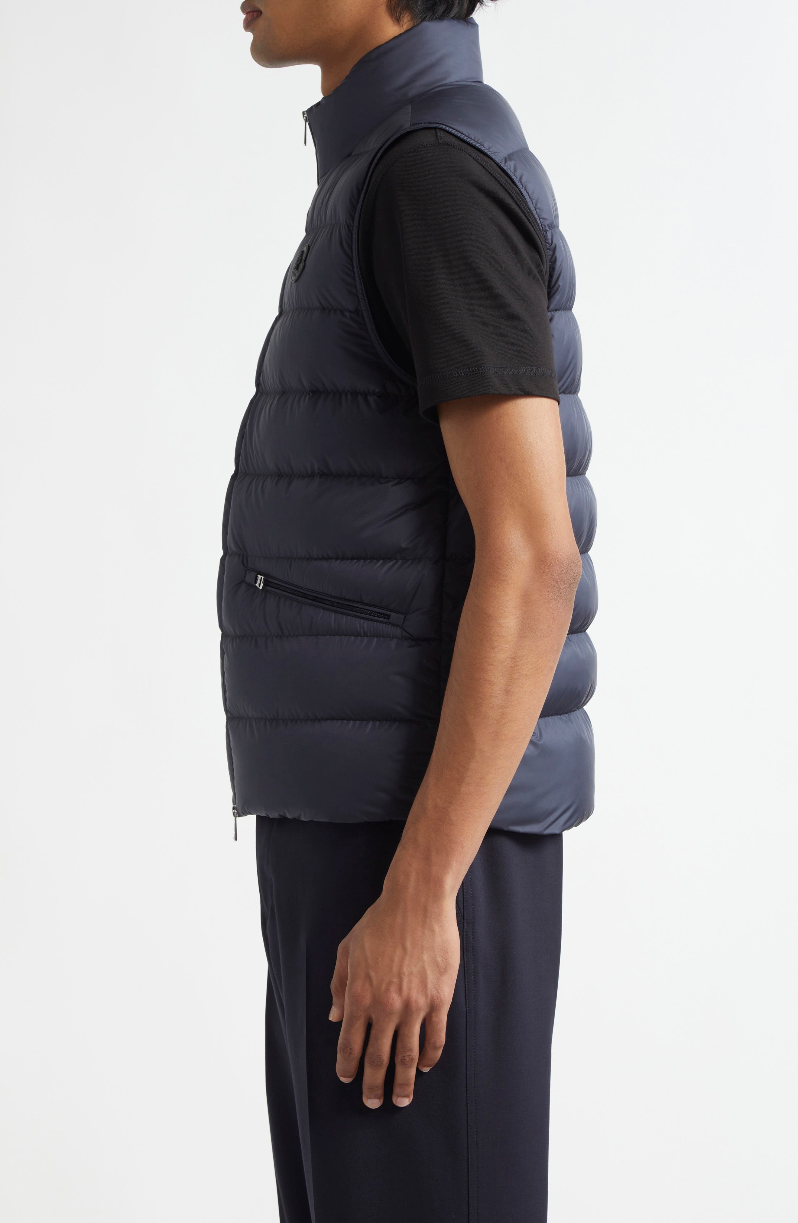 Moncler Lechtal Down Puffer Vest in Night Sky at Nordstrom - 4