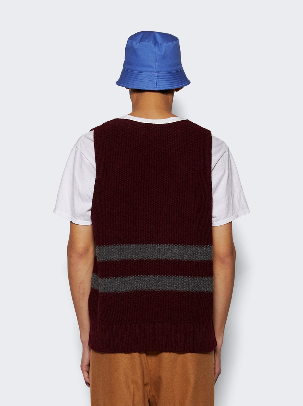 Collegiate Sweater Vest Maroon - 5