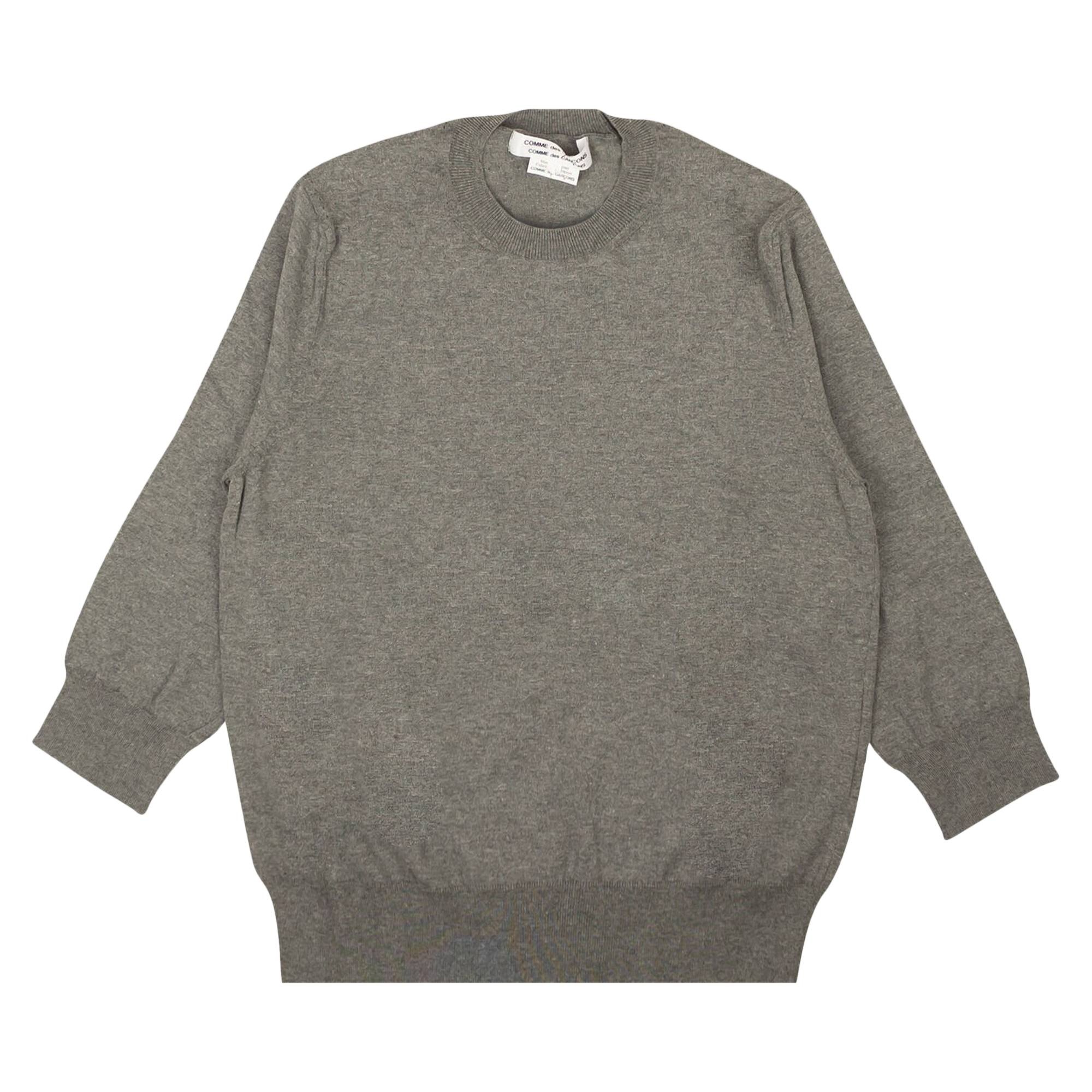 Comme des Garçons Crewneck Pullover Sweater 'Grey' - 1