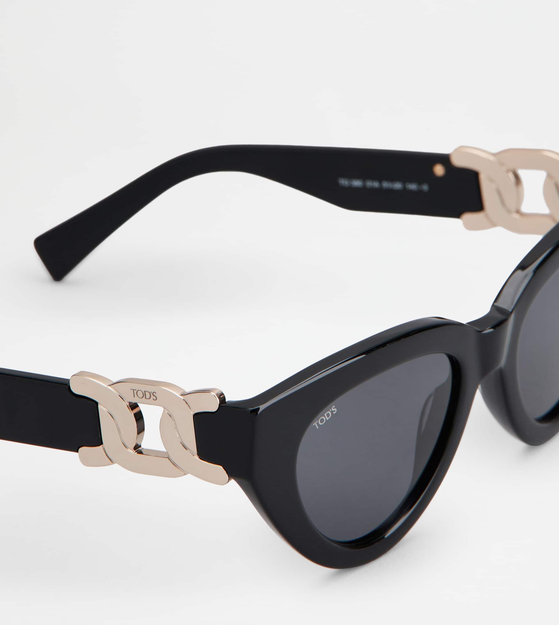 CAT-EYE SUNGLASSES - BLACK - 4