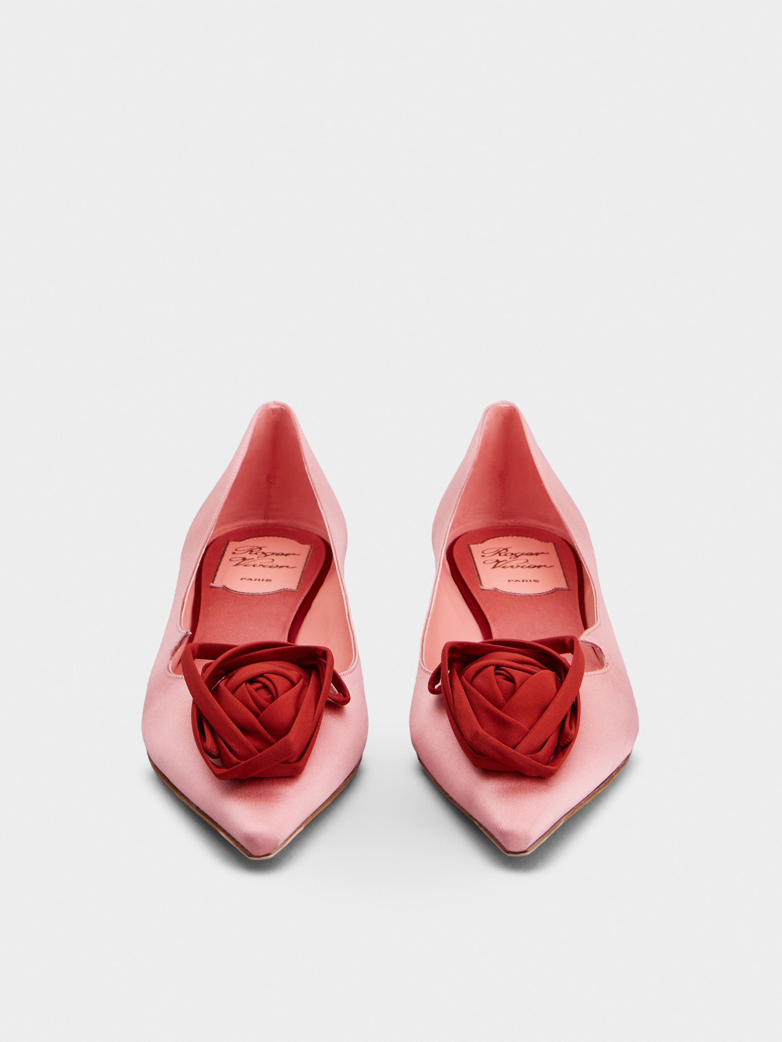 Rose Vivier Ballerinas in satin - 7