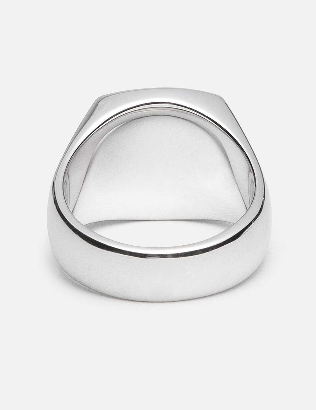 アクセサリー PayTOM WOOD Cushion Polished Ring 58 Tom Wood Cushion Polished Signet Ring | Silver | FARFETCH