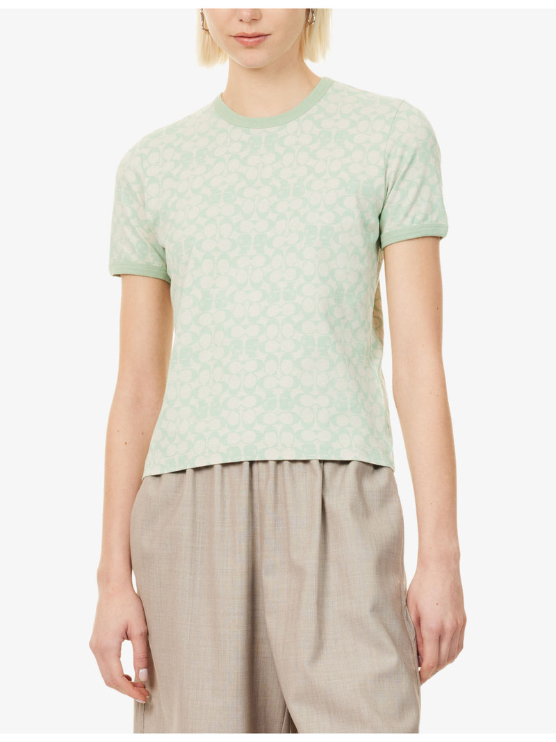 Coach x Brain Dead Signature Ringer Cotton-Jersey T-Shirt 3