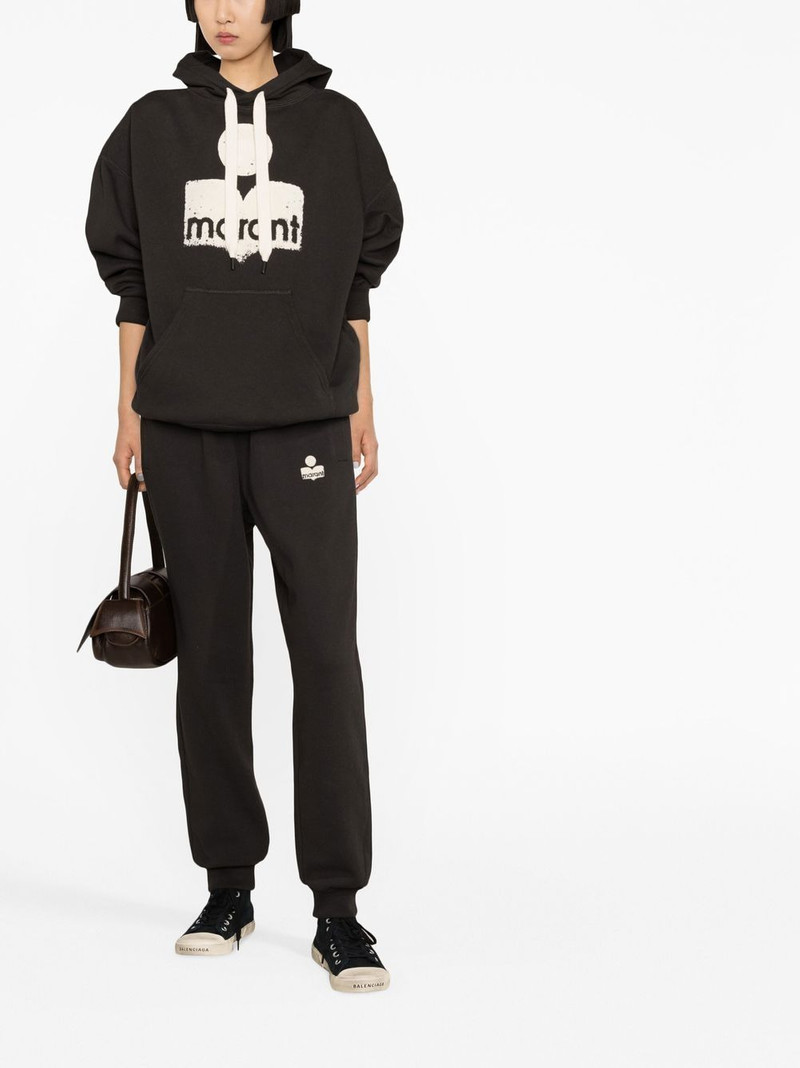 Isabel Marant Étoile logo-print hoodie outlook