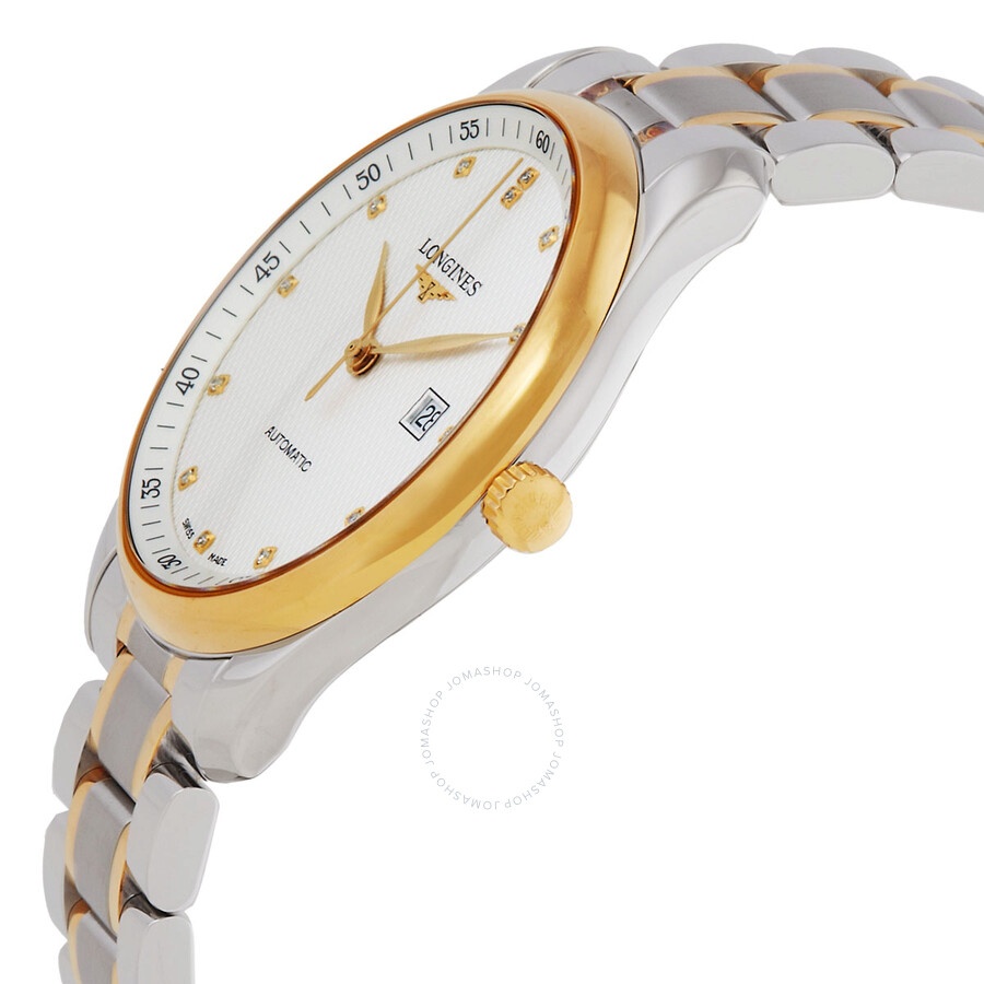 Longines Master Automatic Diamond Silver Dial Men's Watch L2.893.5.97.7 - 2
