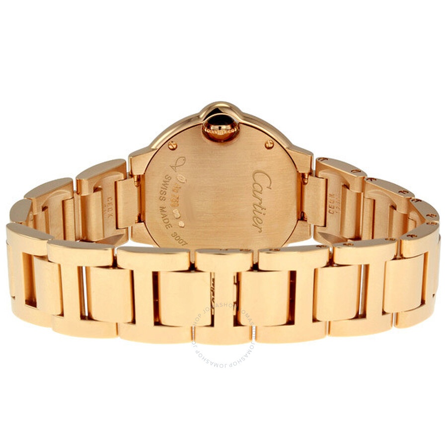 Pre-owned Cartier Ballon Bleu De Cartier Diamond Silver Opaline Dial Ladies Watch WE9002Z3 - 3