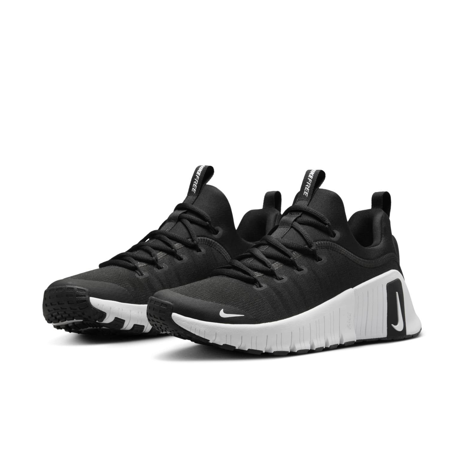 (WMNS) Nike Free Metcon 6 'Black White' FJ7126-001 - 3