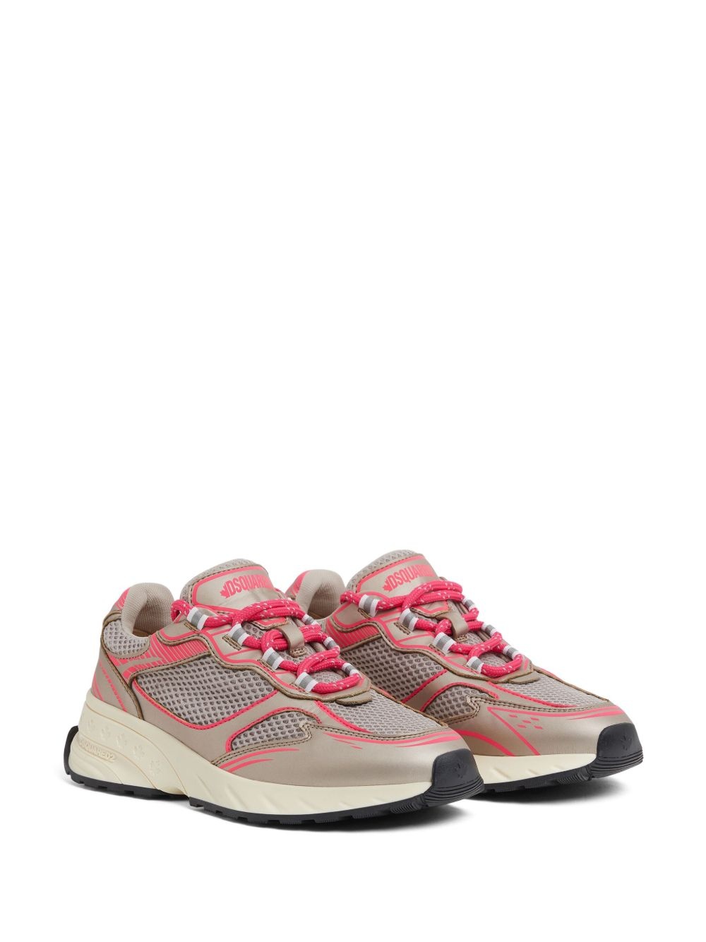 panelled sneakers - 2