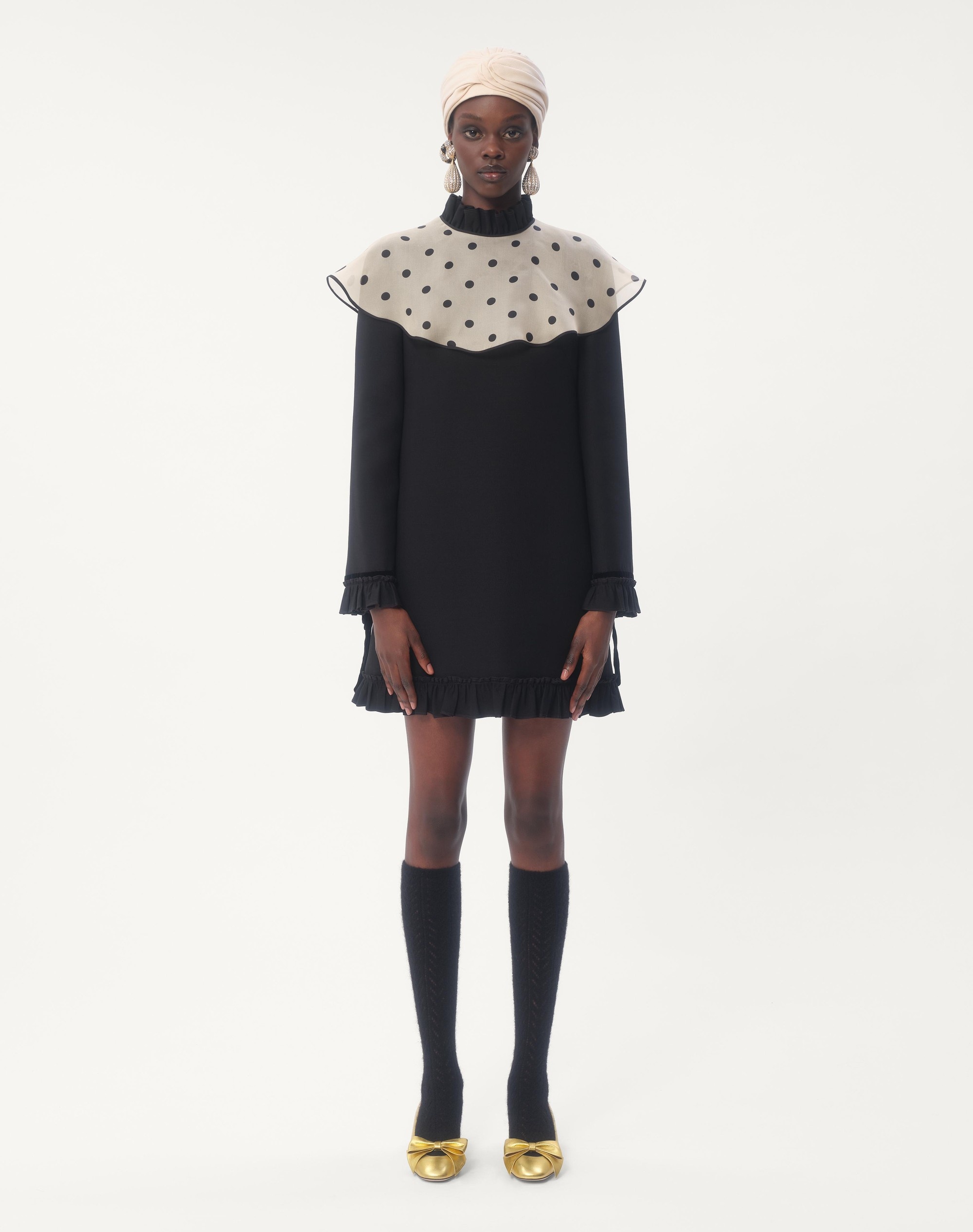 CREPE COUTURE SHORT DRESS - 7