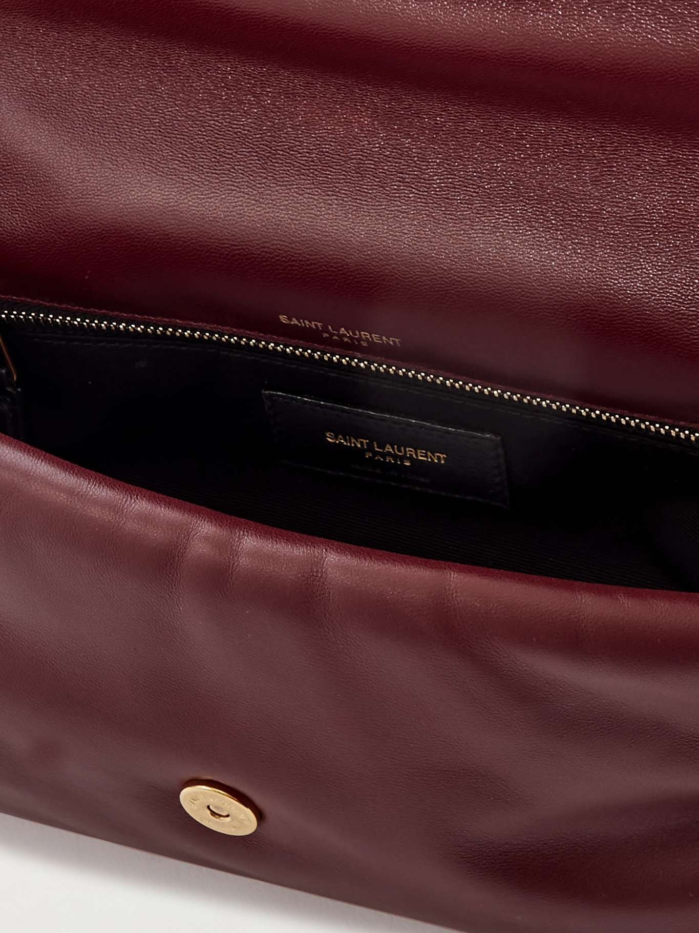 Calypso padded leather shoulder bag - 5
