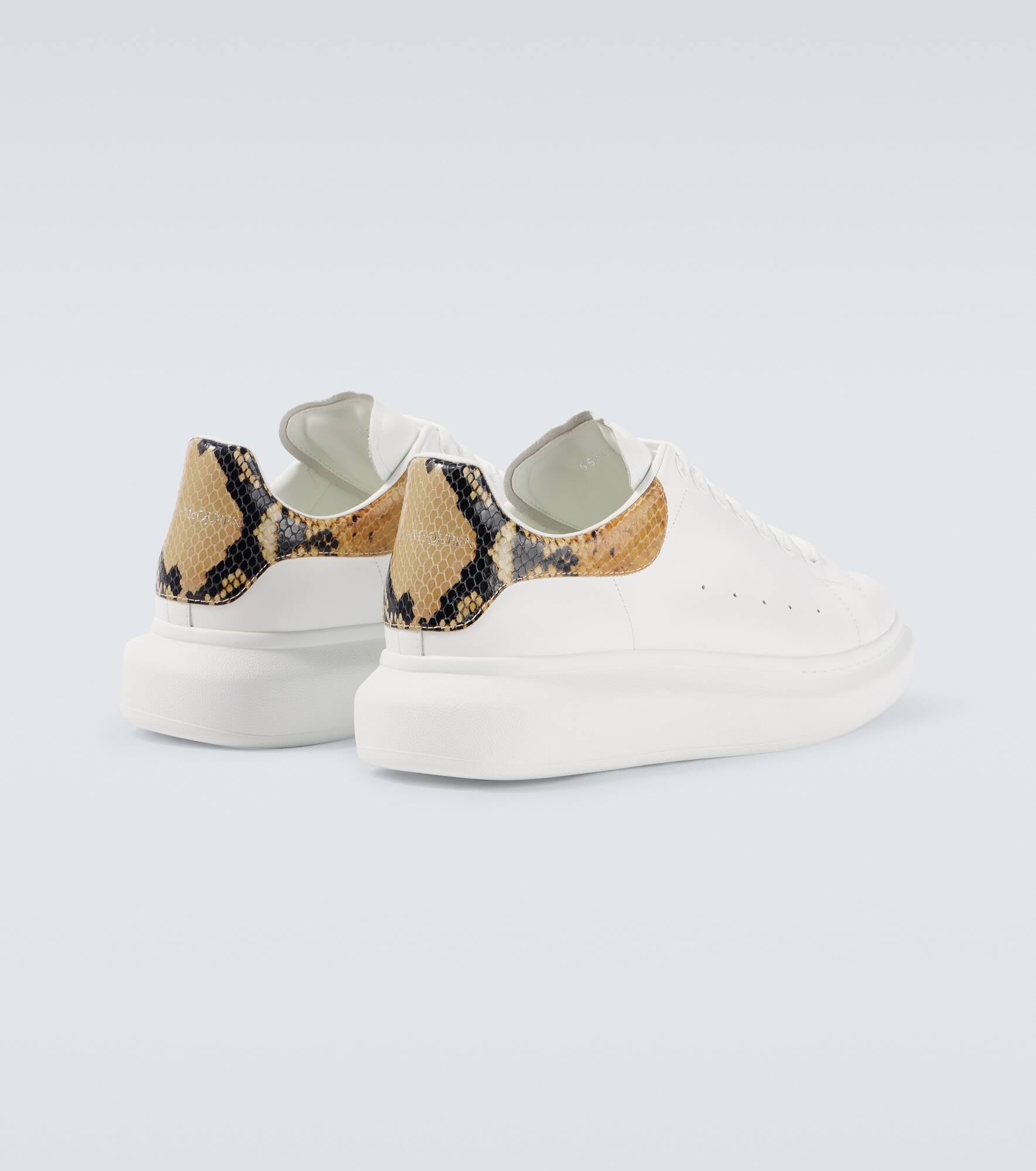 Oversized leather sneakers - 6