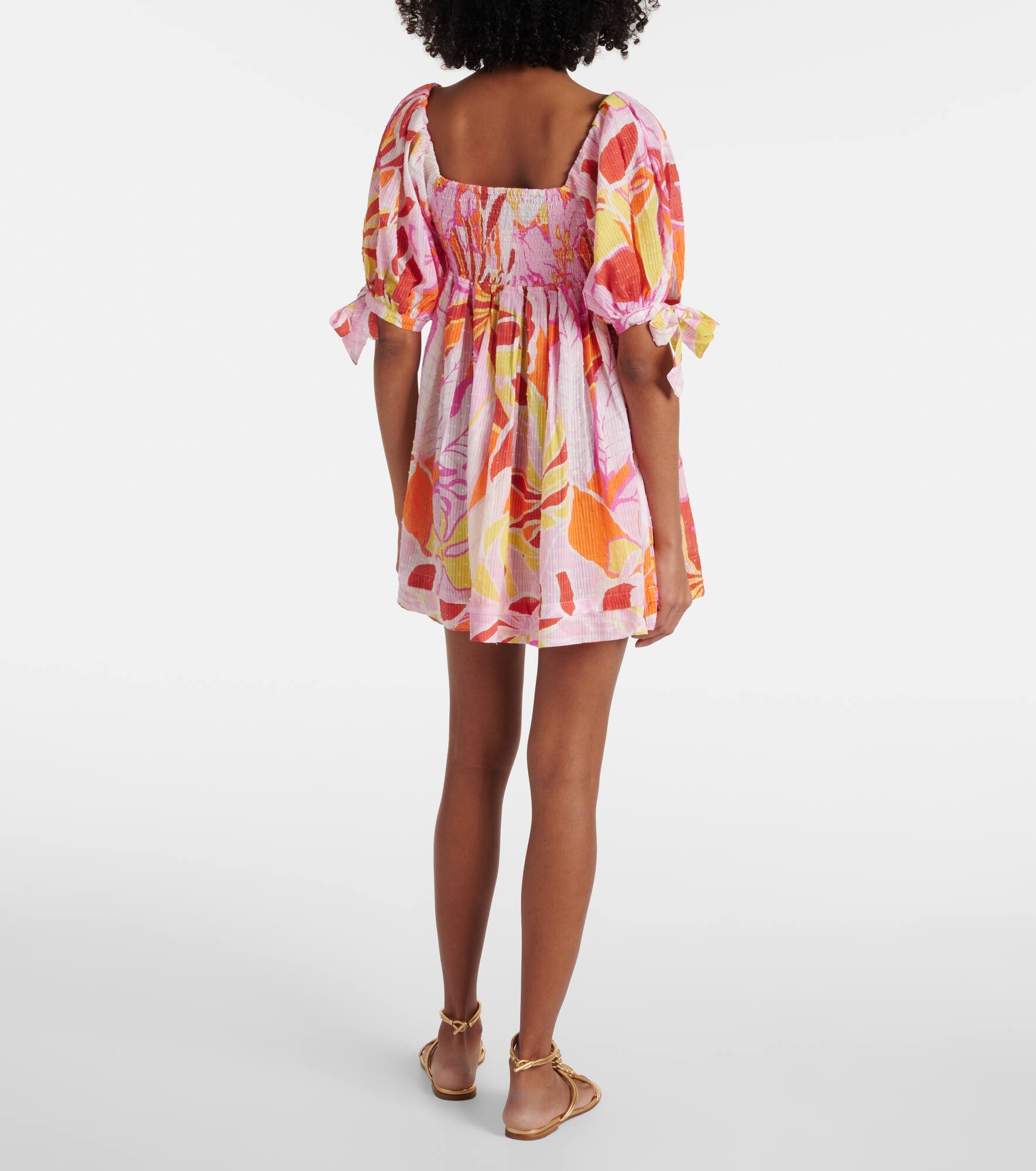 Catalina printed cotton minidress - 3