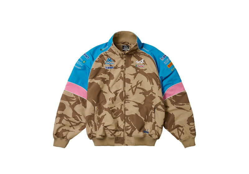 PALACE KAPPA FOR ALPINE TRACKSUIT TOP DESERT CAMO - 1