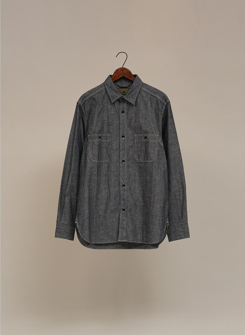 New Medical Shirt in Indigo 1