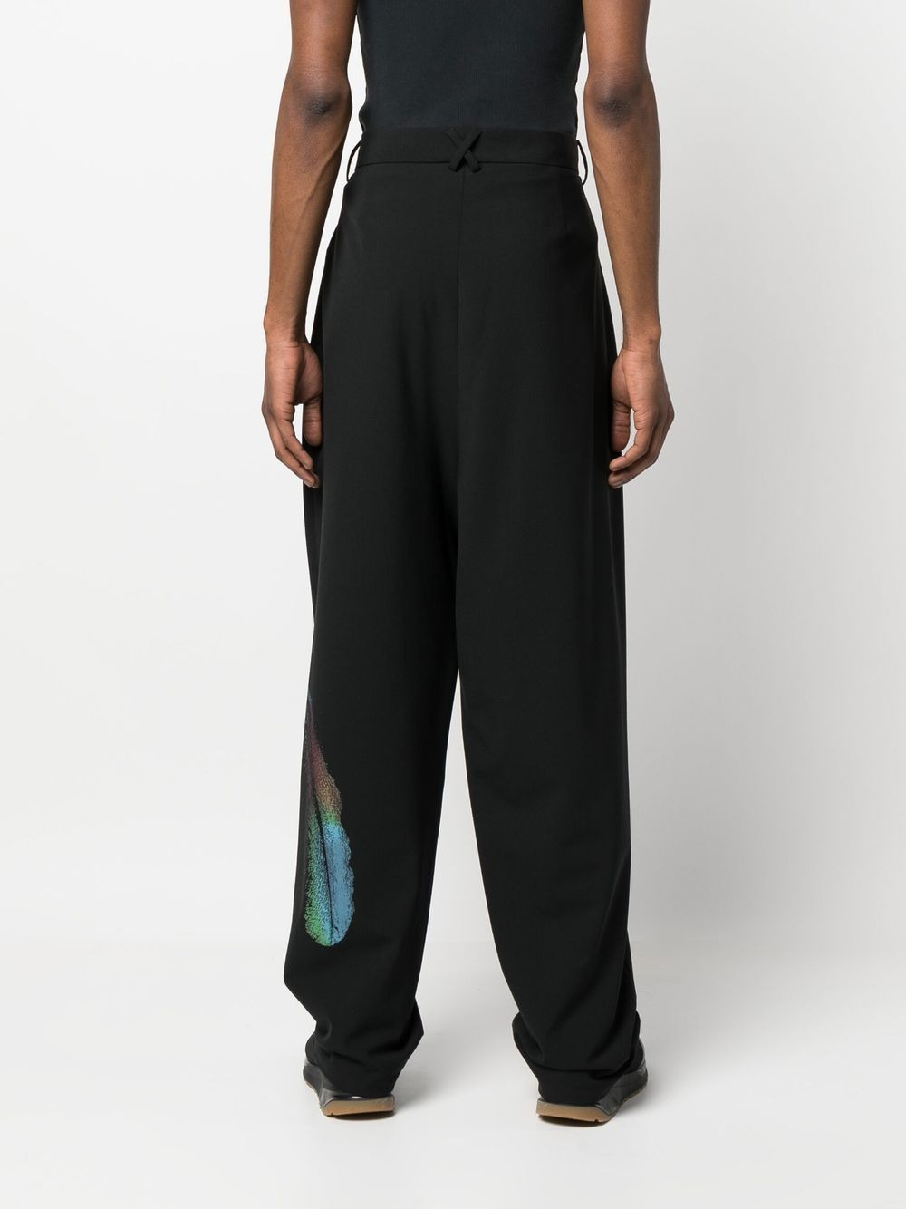 Feather Over pleated trousers - 4