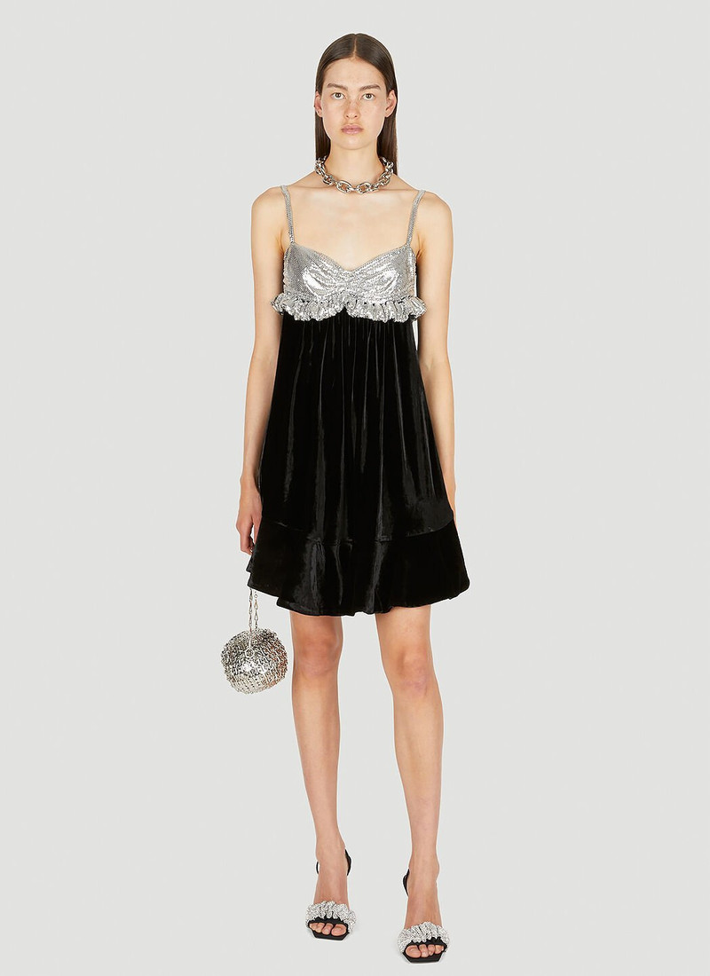 rabanne Chainmail Panel Mini Dress outlook