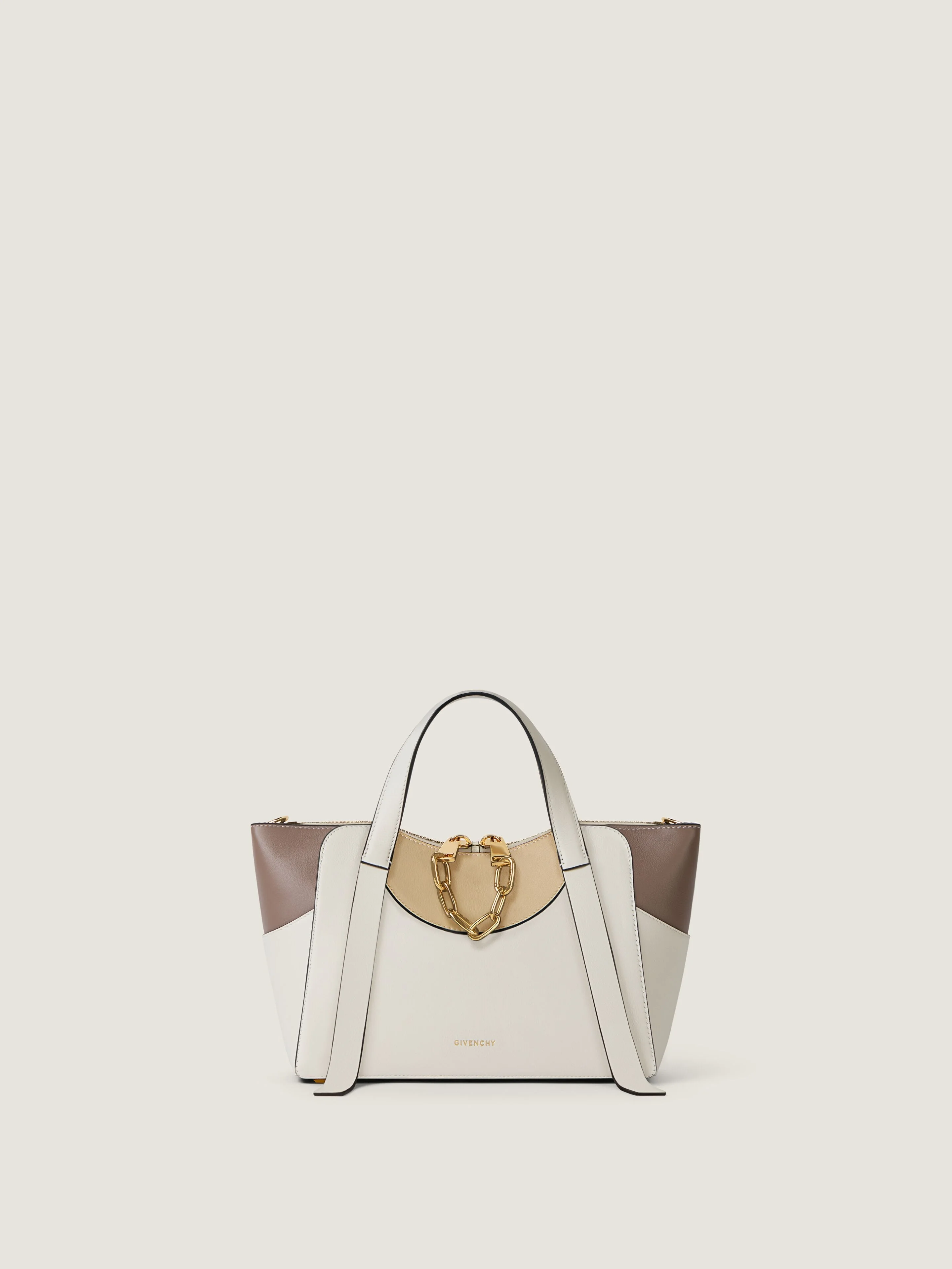 SMALL THE SNATCH BAG IN TRICOLOR GRAINED LEATHER - 1