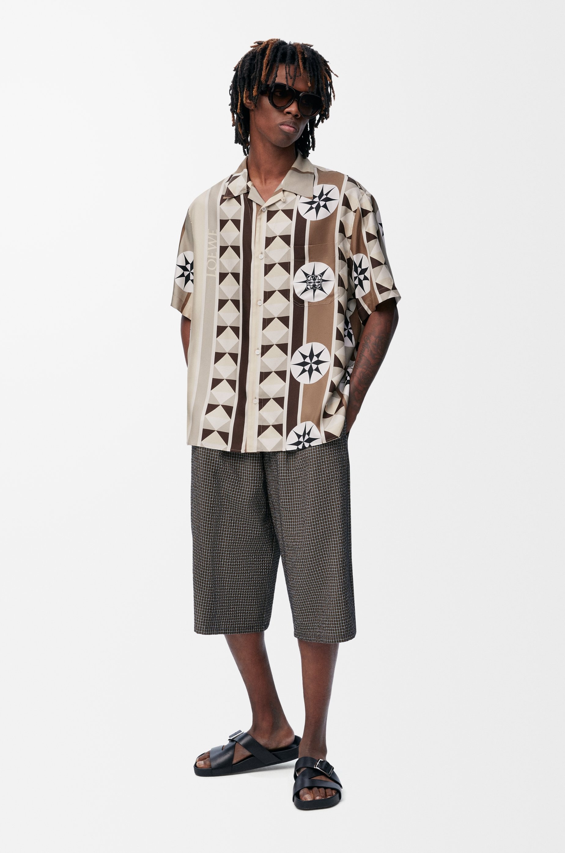 Short sleeve shirt in silk - 2