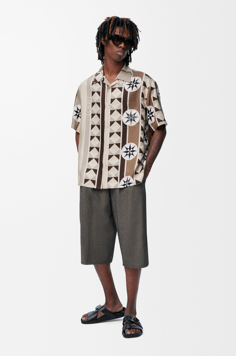Loewe Short sleeve shirt in silk outlook