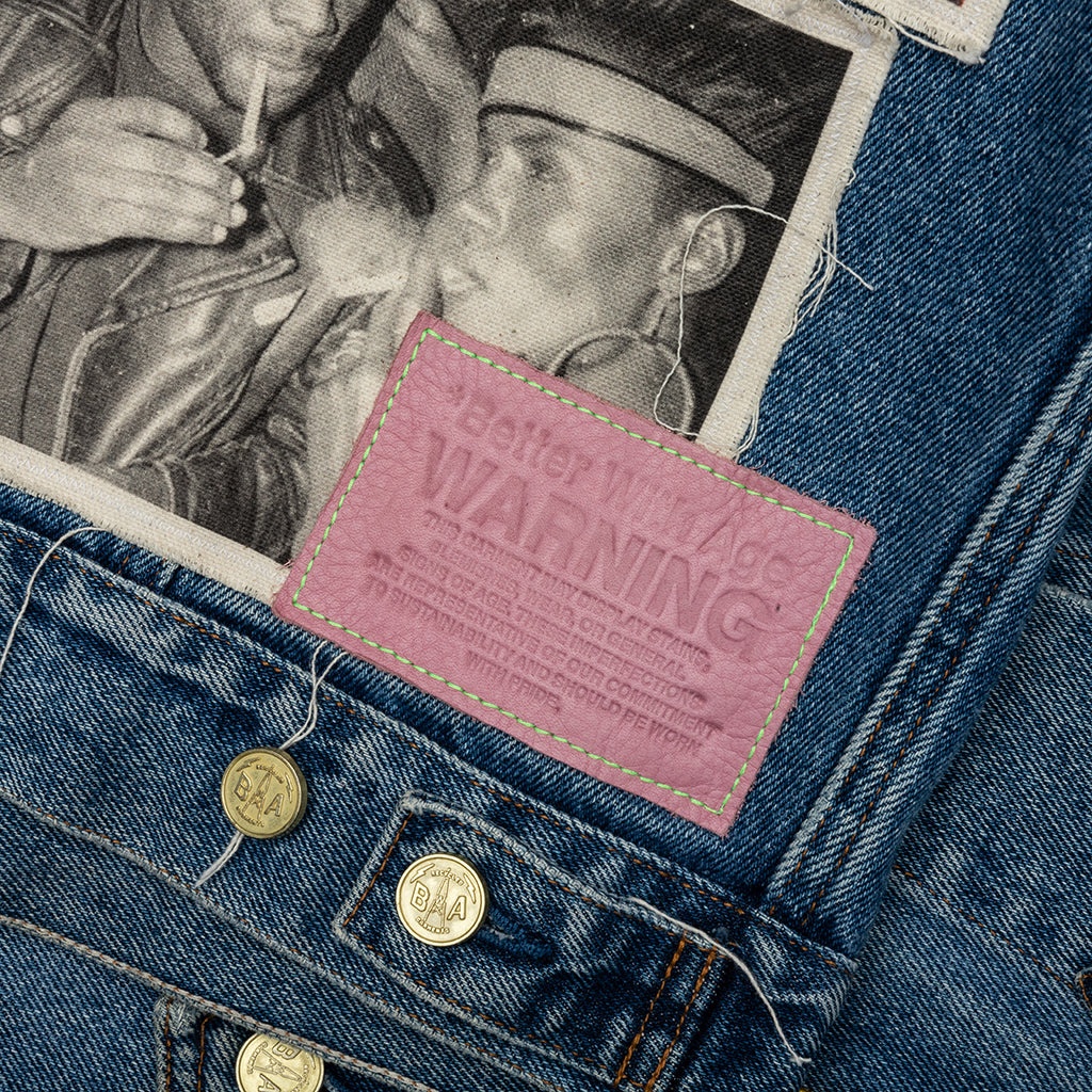 PORTRAIT DENIM JACKET - MULTI - 5