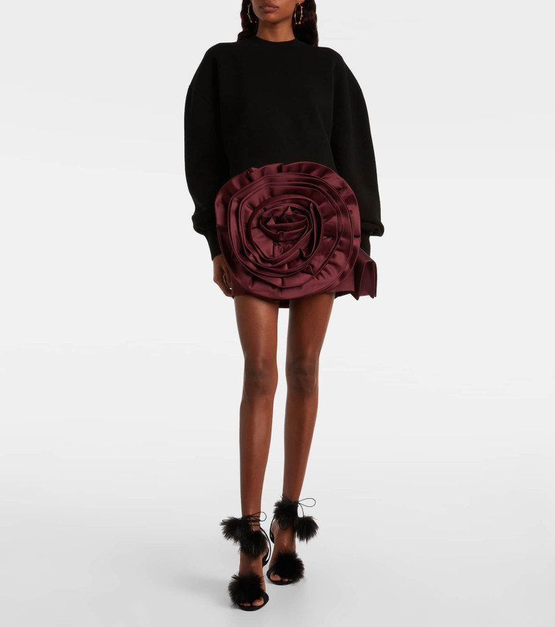 Christian Louboutin Patapompom 100 crêpe satin sandals outlook