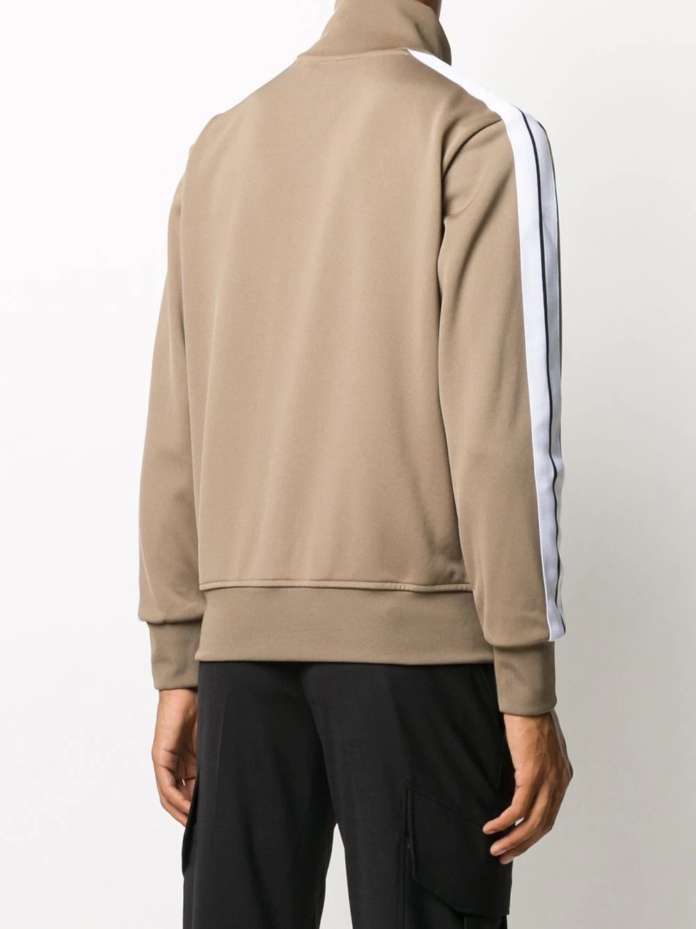 side panel zip-up sweatshirt - 4