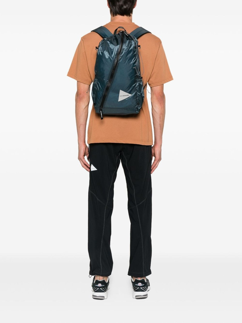 and Wander logo-print backpack outlook