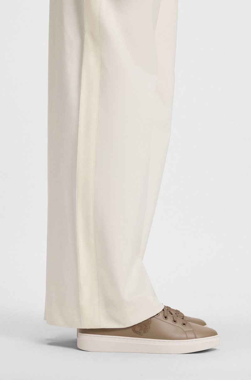 LEATHER TRAINERS WITH DOUBLE B MONOGRAM 4