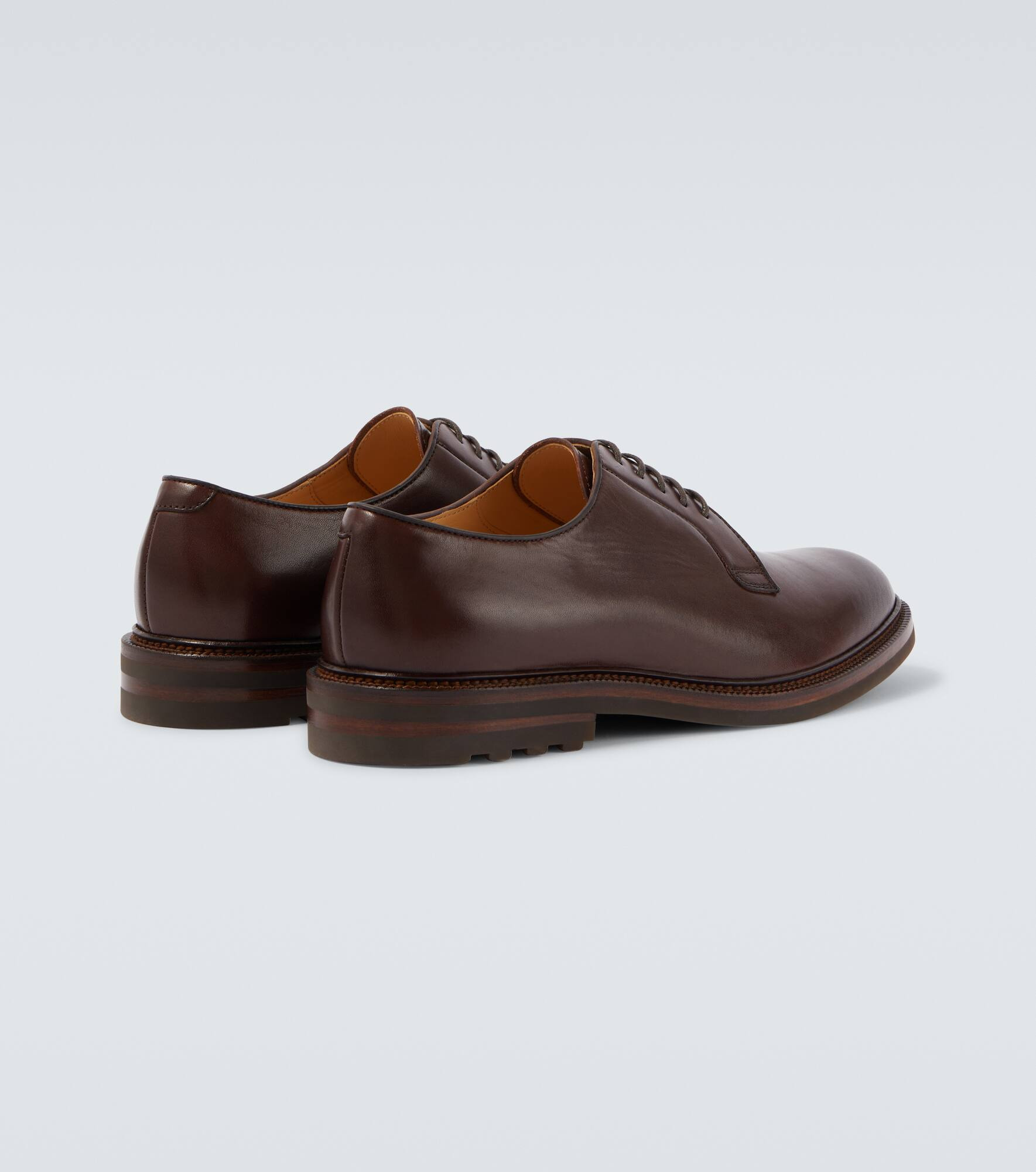 Leather derby shoes - 6