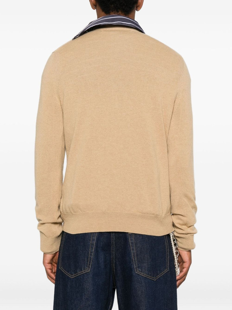 logo-heart cardigan 4