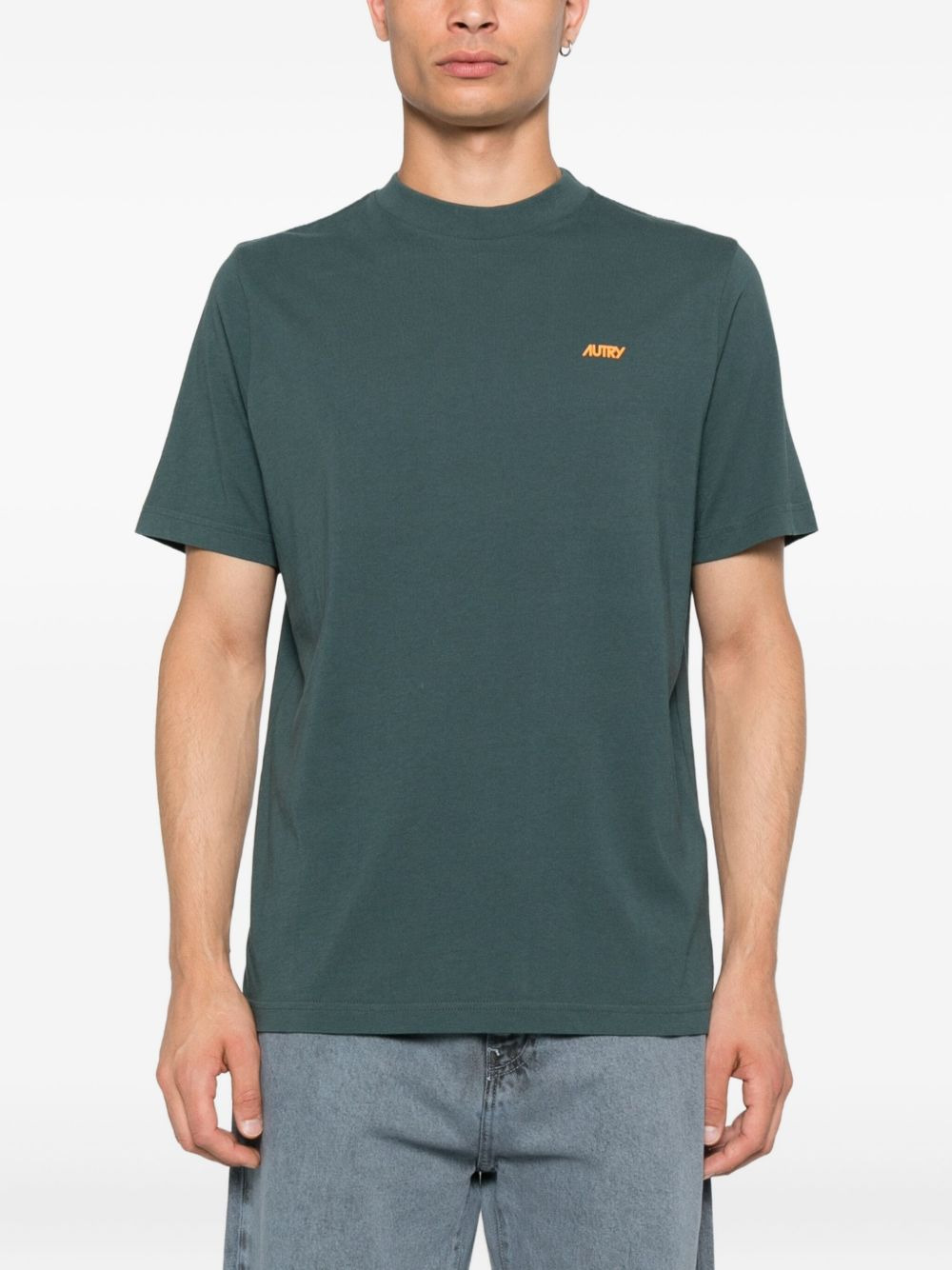embroidered cotton T-shirt - 3
