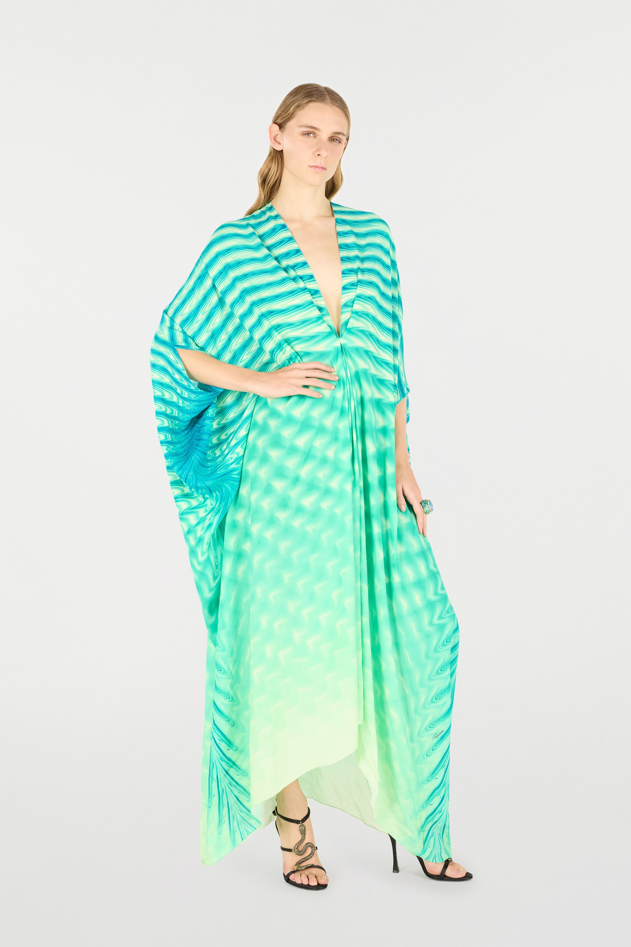 Caftan With All-Over Print - 3
