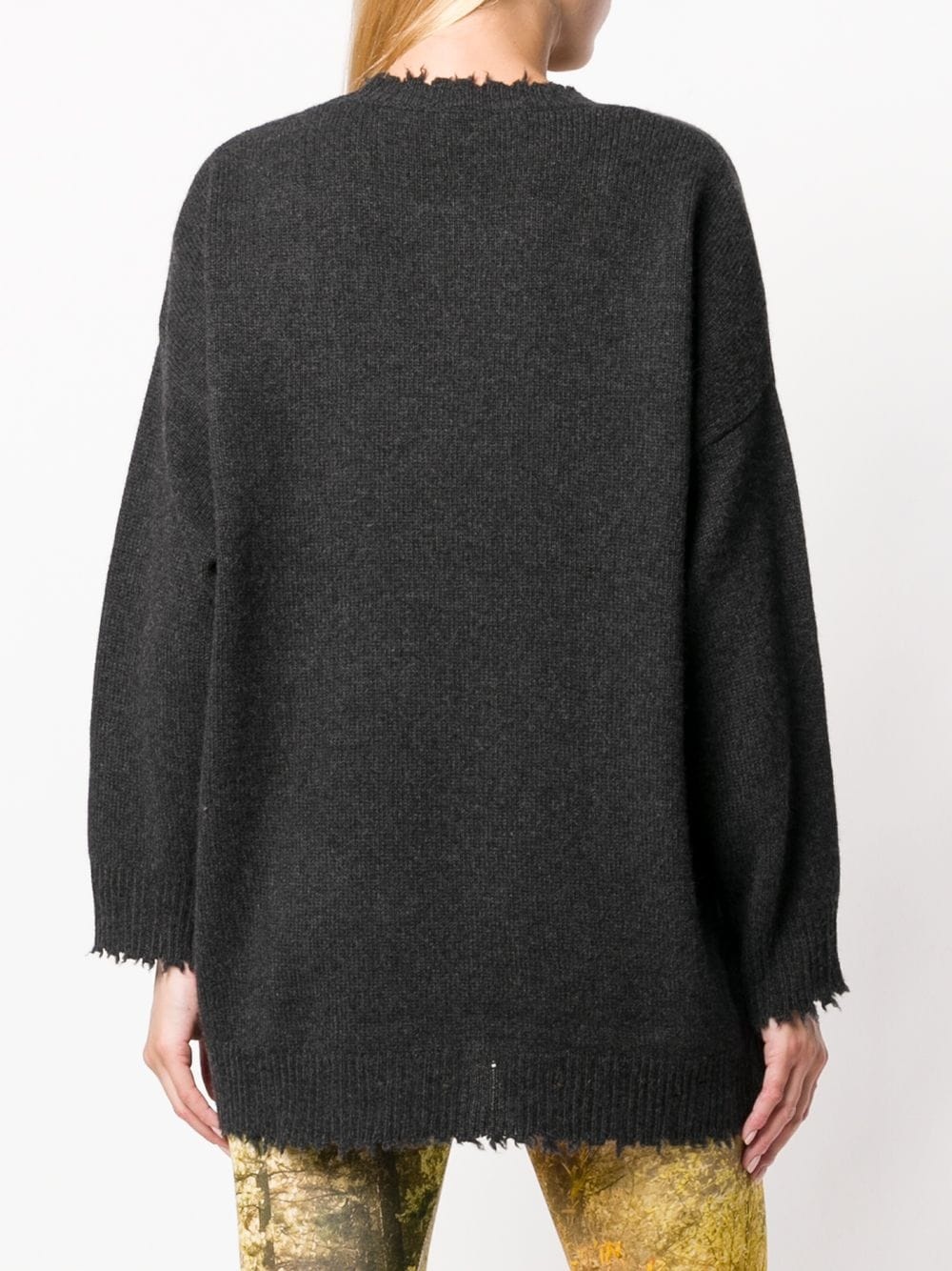 boxy distressed sweater - 4