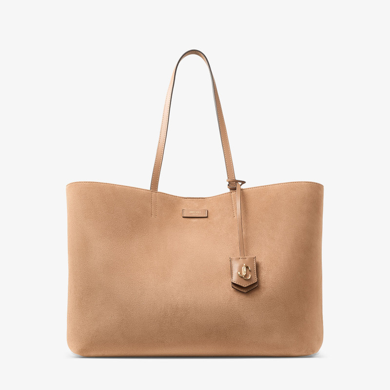 Nine2Five East-West Toffee Suede Tote Handbag 1