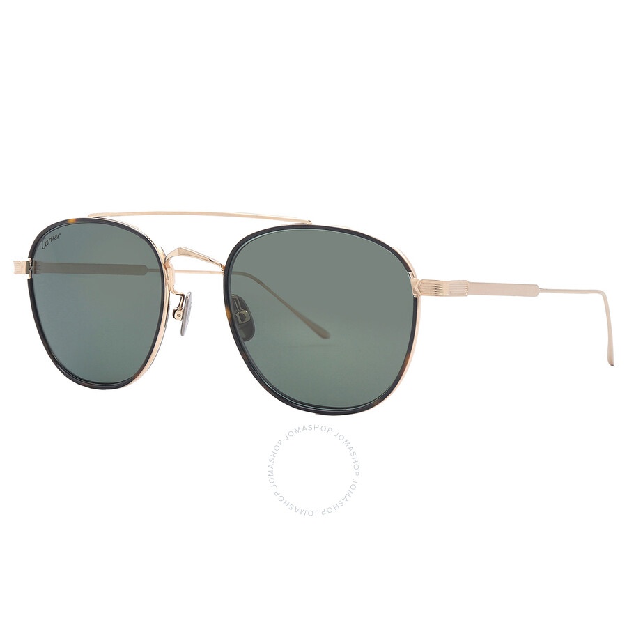 Cartier Green Pilot Men's Sunglasses CT0251S 002 53 - 2