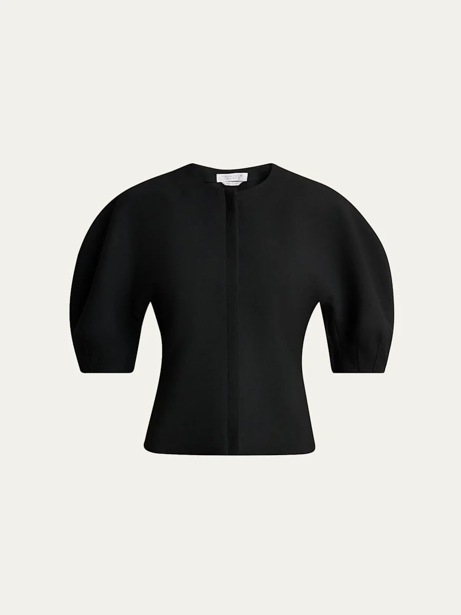 Waverly Curved-Sleeve Top - 1