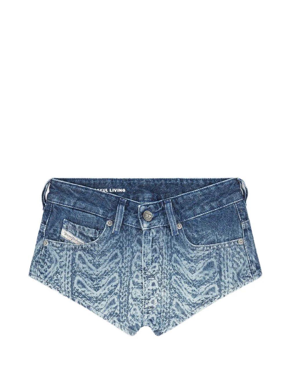 trompe-l’oeil bouclé shorts - 1