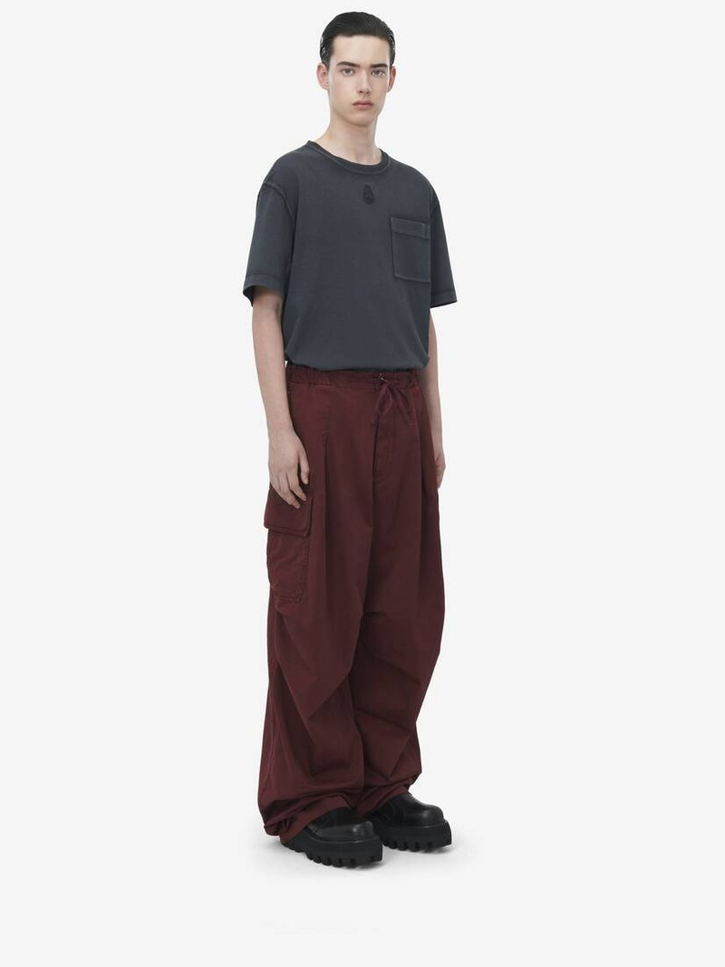 Pleated Cargo Trousers 3