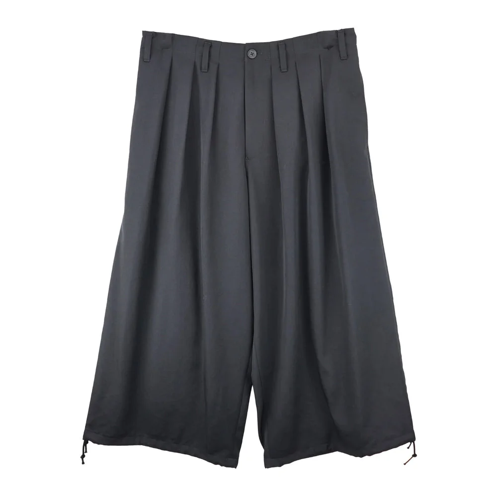 Yohji Yamamoto Black Trousers - Wide-Leg Trousers Men - 1