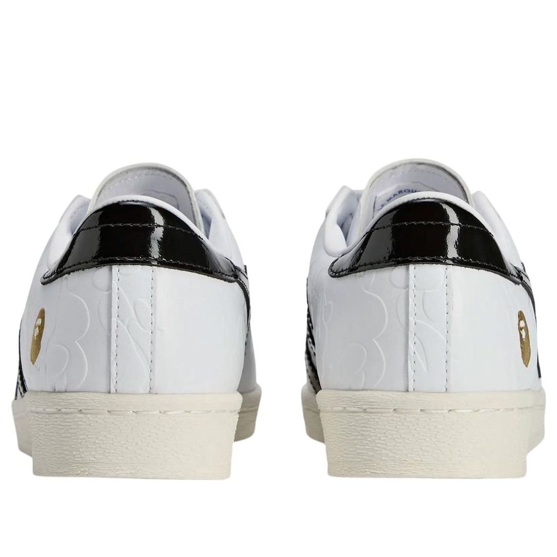 adidas x A Bathing Ape Superstar Vintage 'White Black' JR2701 - 5