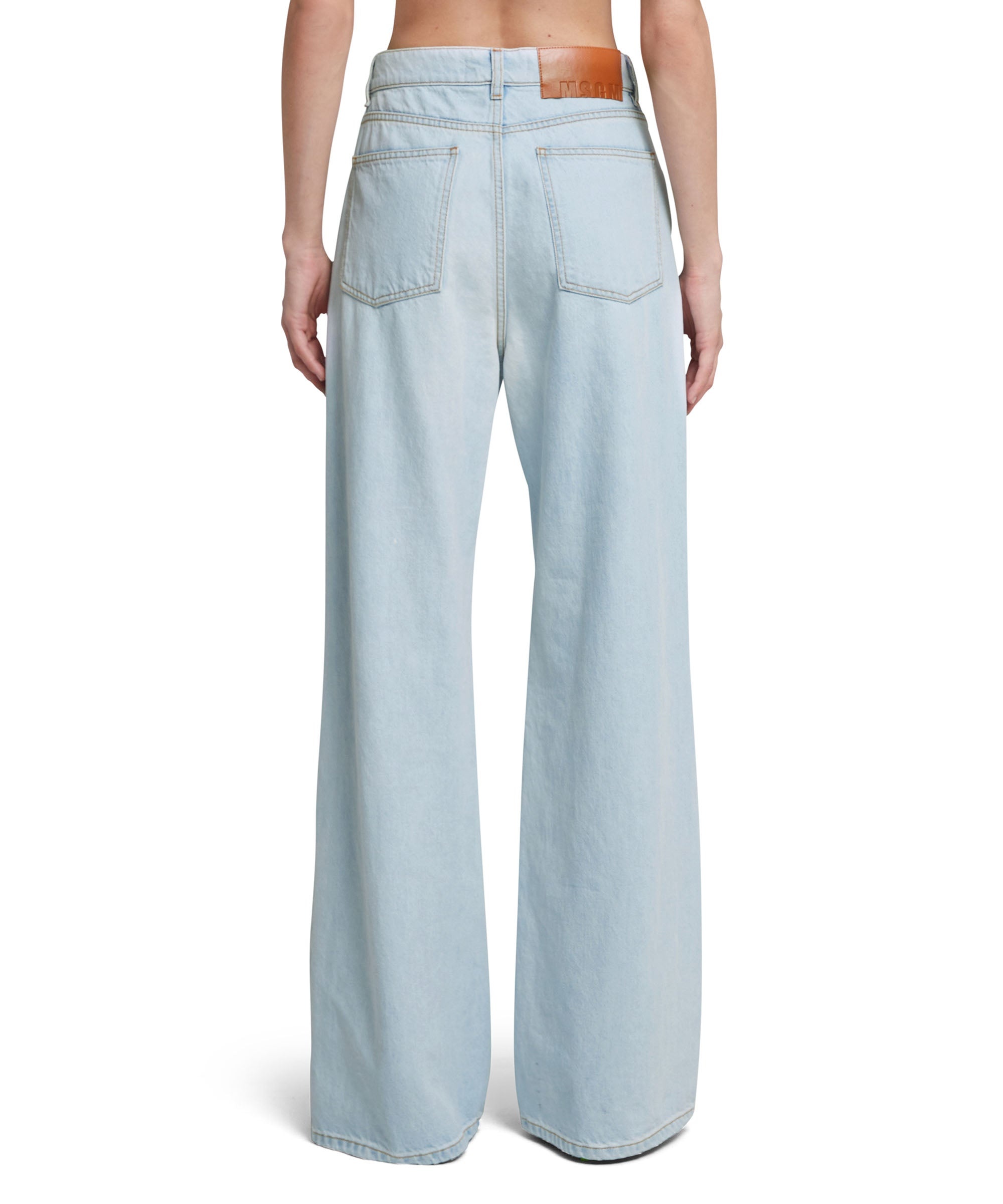 MSGM｜JEANS (3641MDP253L 247269 82) MSGM - Wide-leg jeans Denim - The Corner