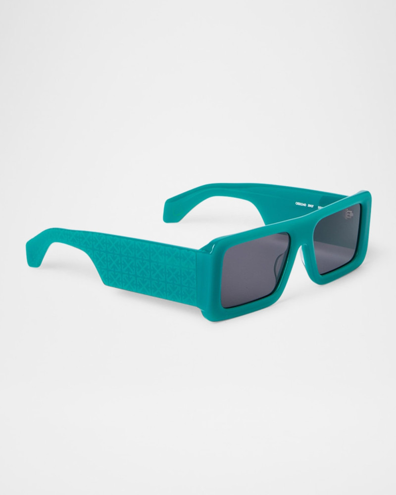 Off-White Men's Troy Acetate Rectangle Sunglasses outlook