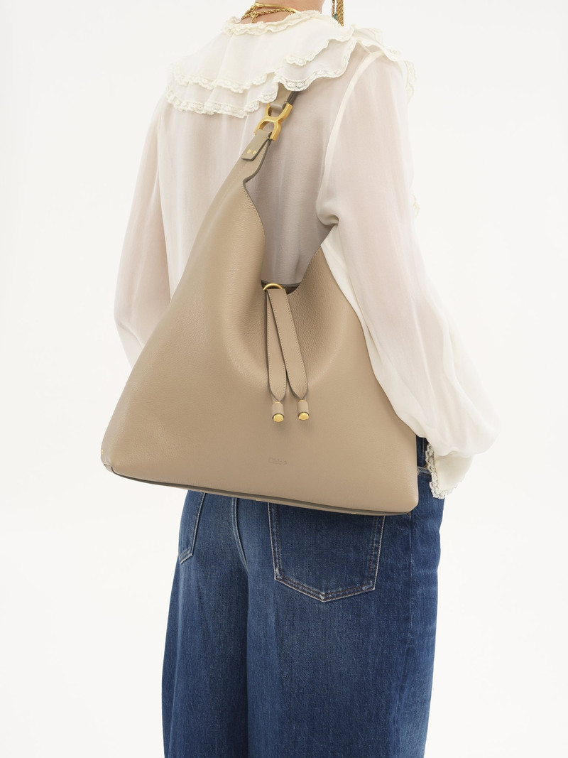Chloé MARCIE HOBO BAG IN GRAINED LEATHER outlook