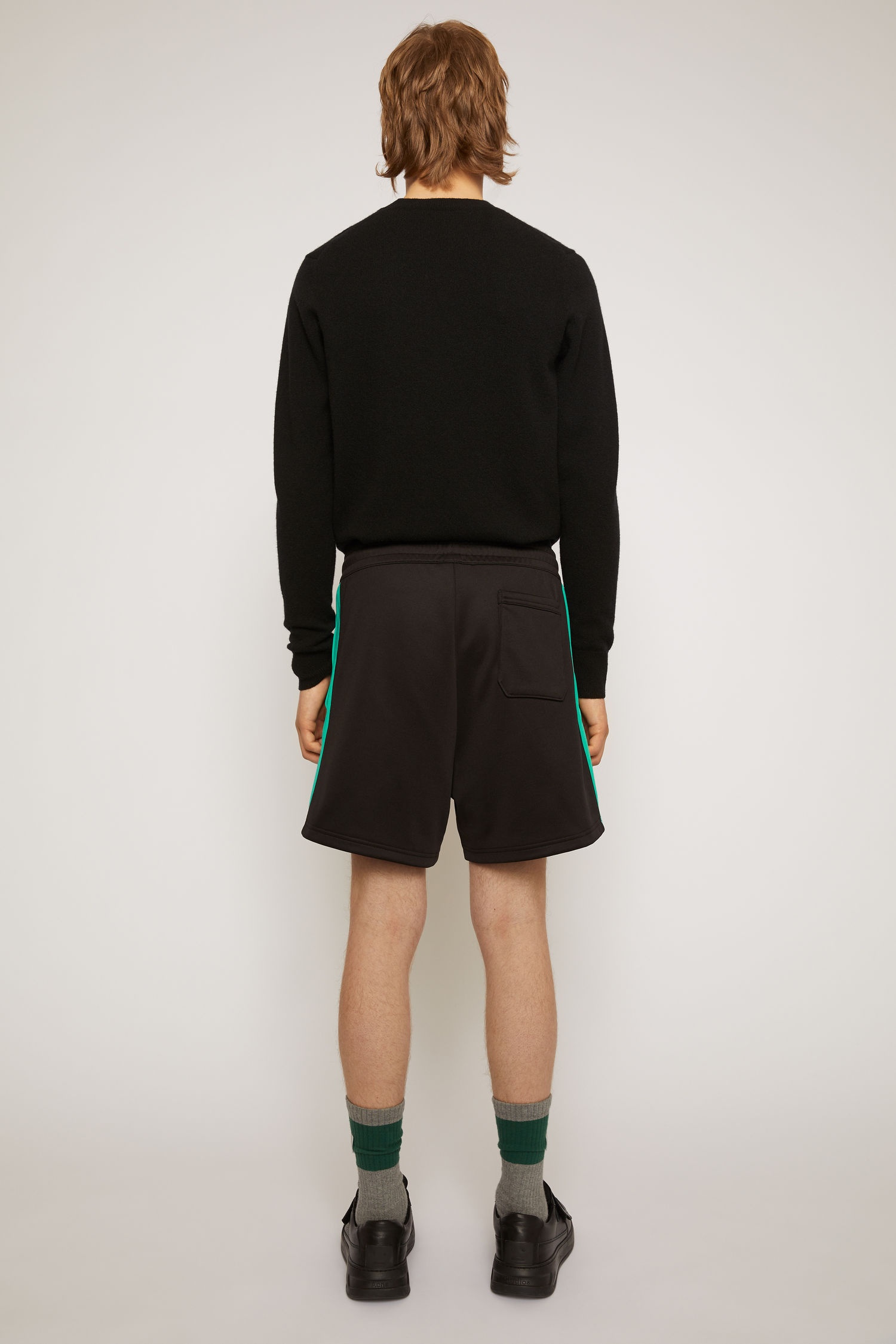 Side-stripe track shorts black - 5