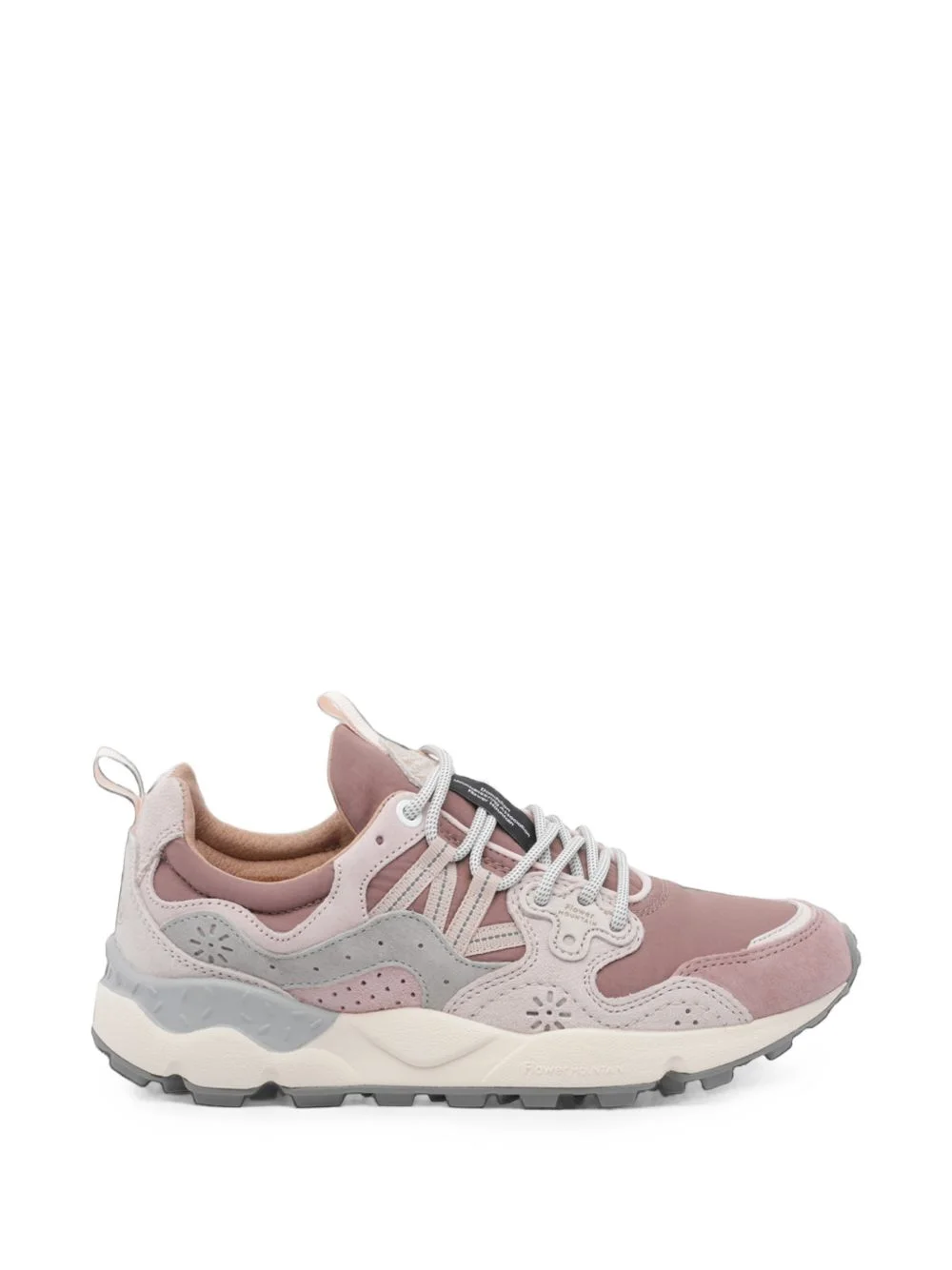 Yamano 3 suede-panelled perforated sneakers - 1